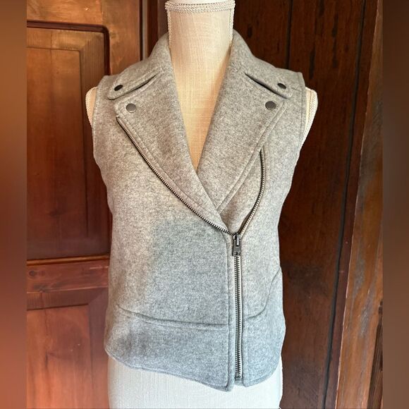 Womens‎ Club Monaco Vest - XS TP Gray Wool blend - Picture 1 of 6